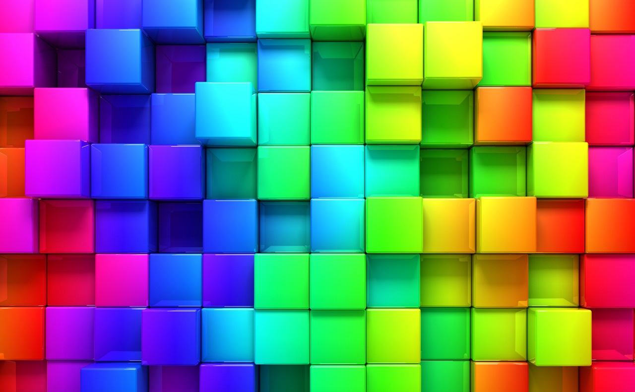 Quadrados coloridos